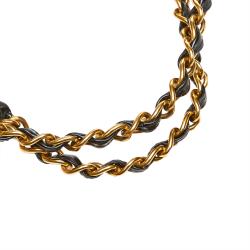 مملوكة مسبقًا Chanel Black Small Patent Leather Double Sided Bag