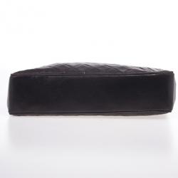 Pre Owned Chanel Black Vintage Quilted Lambskin Shoulder Bag
