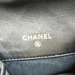 مملوكة مسبقًا Chanel Black Calfskin Leather Coin Purse 