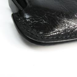 مملوكة مسبقًا Chanel Black Calfskin Leather Femeniste Mais Feminine Zippy Pouch