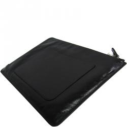 مملوكة مسبقًا Chanel Black Calfskin Leather Femeniste Mais Feminine Zippy Pouch