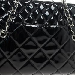 Pre Owned Chanel Black Quilted Vintage Large Tote Bag