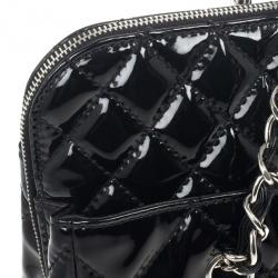 Pre Owned Chanel Black Quilted Vintage Large Tote Bag