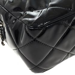 Pre Owned Chanel Black Quilted Vintage Large Tote Bag