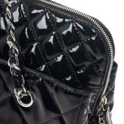 Pre Owned Chanel Black Quilted Vintage Large Tote Bag