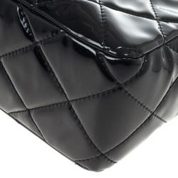 Pre Owned Chanel Black Quilted Vintage Large Tote Bag