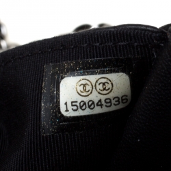 مملوكة مسبقًا حقيبة شانيل WOC جلد أسود