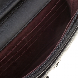 مملوكة مسبقًا حقيبة شانيل WOC جلد أسود