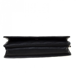 مملوكة مسبقًا حقيبة شانيل WOC جلد أسود