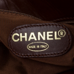 مملوكة مسبقًا Chanel Yellow/Brown Raffia and Leather CC Tote 