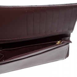 مملوكة مسبقًا محفظة شانيل جلد أسود ثنائية الطي