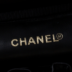 Chanel Black Caviar Leather Vanity Case