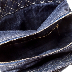 مملوكة مسبقًا Chanel Dark Blue Denim Tote