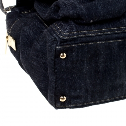 مملوكة مسبقًا Chanel Dark Blue Denim Tote