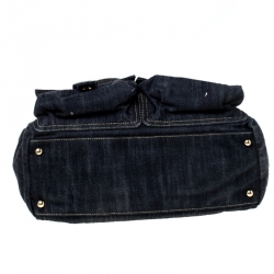 مملوكة مسبقًا Chanel Dark Blue Denim Tote