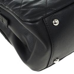 Pre Owned Chanel Black Caviar Grand Shopper Tote 