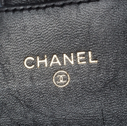 Chanel Black Quilted Leather Small Classic Flap Wallet