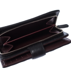 Chanel Black Quilted Leather CC BiFold Wallet