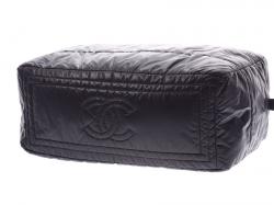 Pre Owned Chanel Black Quilted Nylon Coco Cocoon Hobo Bag