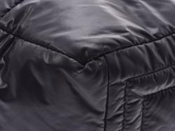 Pre Owned Chanel Black Quilted Nylon Coco Cocoon Hobo Bag