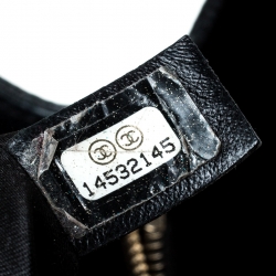 Pre Owned Chanel Black Quilted Caviar Leather Grand Shopper Tote