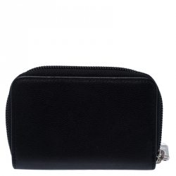 مملوكة مسبقًا Chanel Black Leather Small Timeless CC Zip Coin Purse