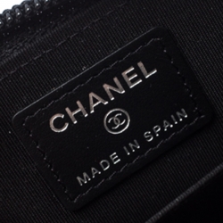 مملوكة مسبقًا Chanel Black Leather Small Timeless CC Zip Coin Purse