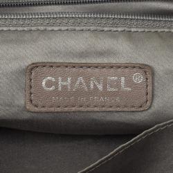 Pre Owned Chanel Black Quilted Distressed Leather Lady Braid Bowler Bag