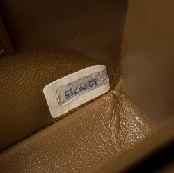 Pre Owned Chanel Beige Quilted Leather Vintage Classic Single Flap Bag