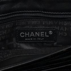 Pre Owned Chanel Velvet Camellia 5 Clutch Bag