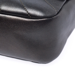 مملوكة مسبقًا Chanel Olive Green Leather Flap Shoulder Bag