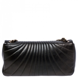 مملوكة مسبقًا Chanel Olive Green Leather Flap Shoulder Bag