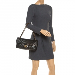 مملوكة مسبقًا Chanel Olive Green Leather Flap Shoulder Bag