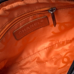 مملوكة مسبقًا Chanel Brown/Beige Quilted Leather Ligne Cambon Pochette