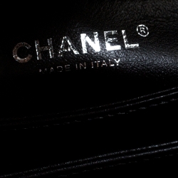 Pre Owned Chanel Black Leather Trendy CC Medium Top Handle Bag
