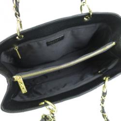 Pre Owned Chanel Black Caviar Grand Shopper Tote GST