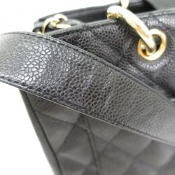 Pre Owned Chanel Black Caviar Grand Shopper Tote GST