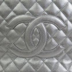 Pre Owned Chanel Black Caviar Grand Shopper Tote GST