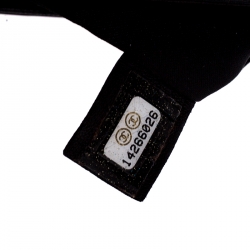 Pre Owned Chanel Black Patent Leather Camellia Flap Shoulder Bag