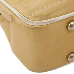 مملوكة مسبقًا Chanel Beige Leather Medium Flap Bag