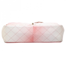مملوكة مسبقًا Chanel Off-White/Ombre Quilted Leather Jumbo Classic Single Flap Bag