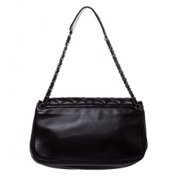 Pre Owned Chanel Dark Brown Quilted Leather Accordion Reissue Flap Bag