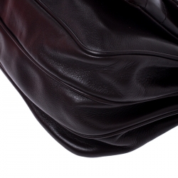 Pre Owned Chanel Dark Brown Quilted Leather Accordion Reissue Flap Bag