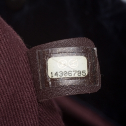 Pre Owned حقيبة كتف شانيل إن ذا ميكس كبيرة جلد مبطن زرقاء قزحية