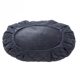 Pre Owned حقيبة كتف شانيل إن ذا ميكس كبيرة جلد مبطن زرقاء قزحية