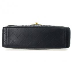Pre Owned Chanel Vintage Black Jumbo XL Flap Bag