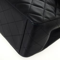 Pre Owned Chanel Vintage Black Jumbo XL Flap Bag