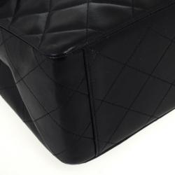 Pre Owned Chanel Vintage Black Jumbo XL Flap Bag