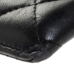 Chanel Black Quilted Caviar Leather Classic Card Holder