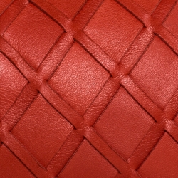 مملوكة مسبقًا Chanel Orange Leather Ultimate Soft Sombrero Bowler Bag